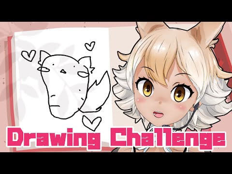 【DRAWING】Mouse Drawing Challenge 4 コヨーアート！【#Coyote / #KemoV】
